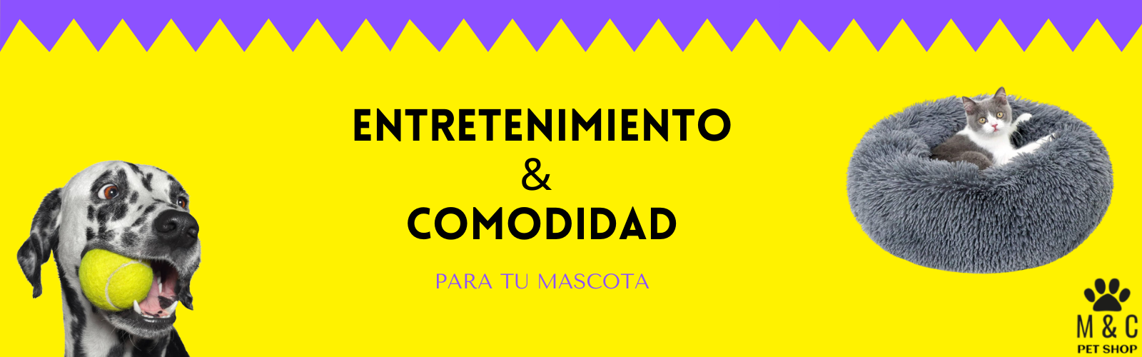 banner entretenimiento y comodidad